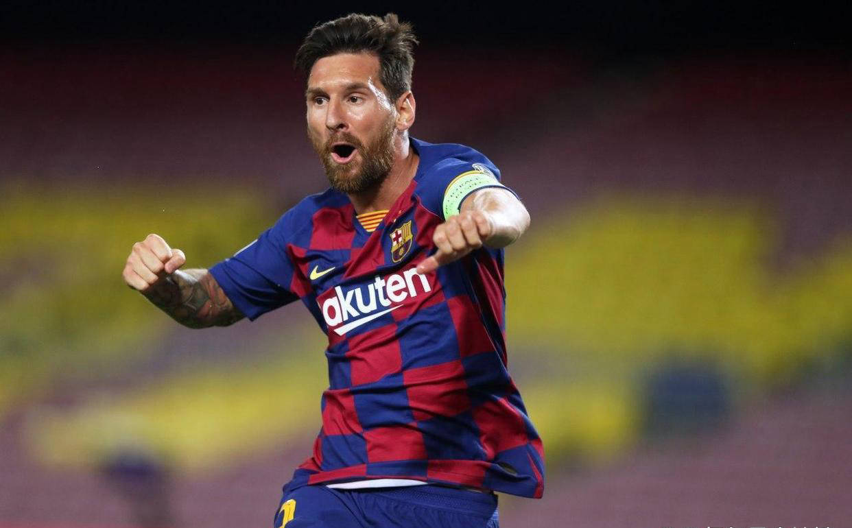 巴萨梅西手到擒来，助球队豪取胜利