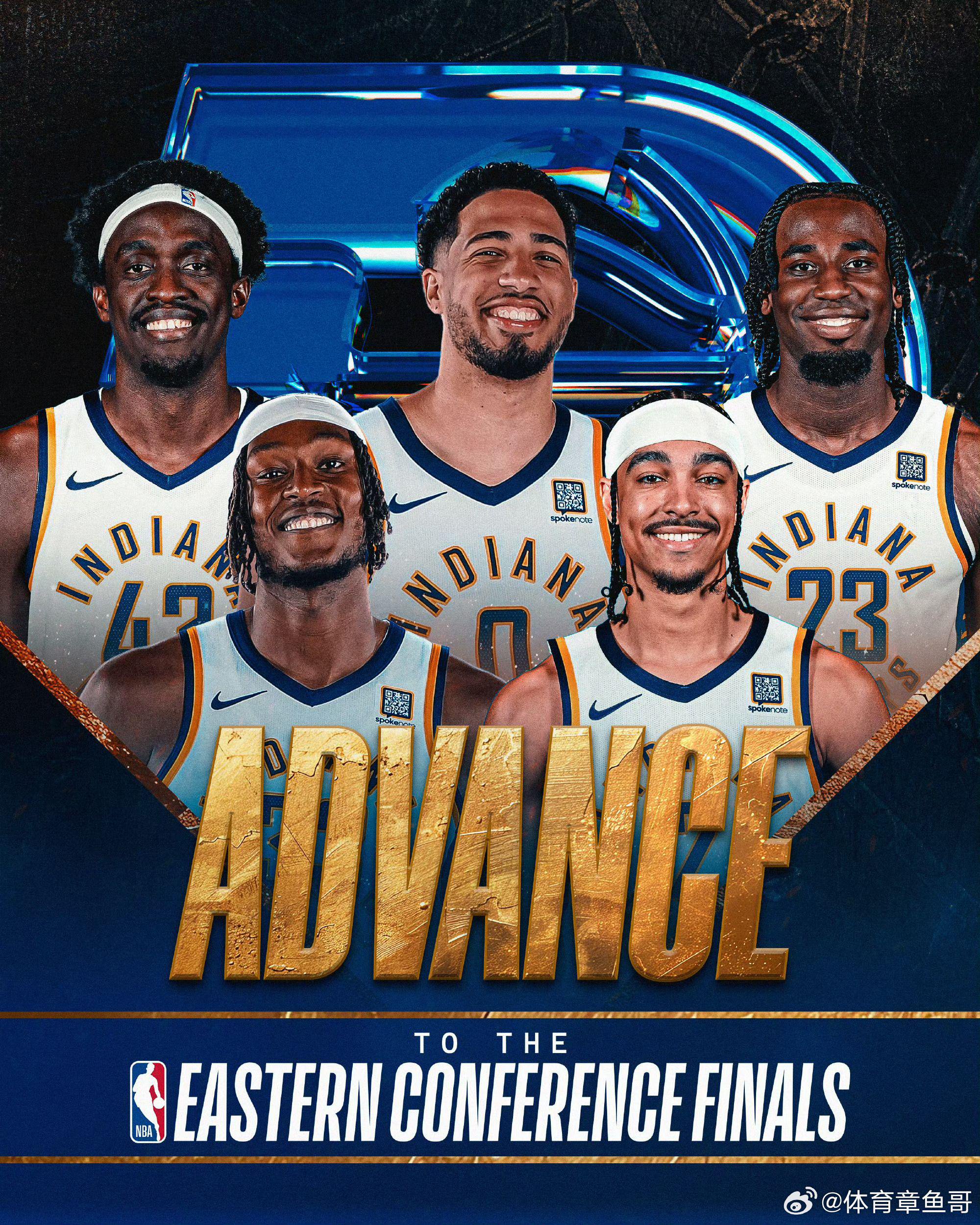 步行者队在比赛中抢眼亮相，晋级到了总决赛