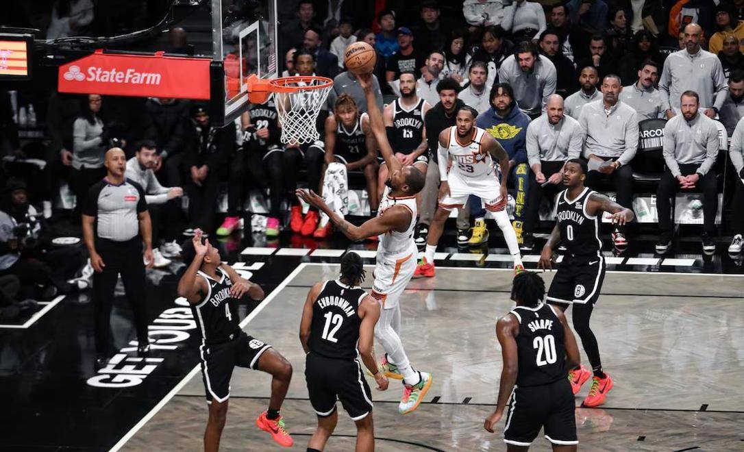 篮网三连胜，凯文·杜兰特完美复出