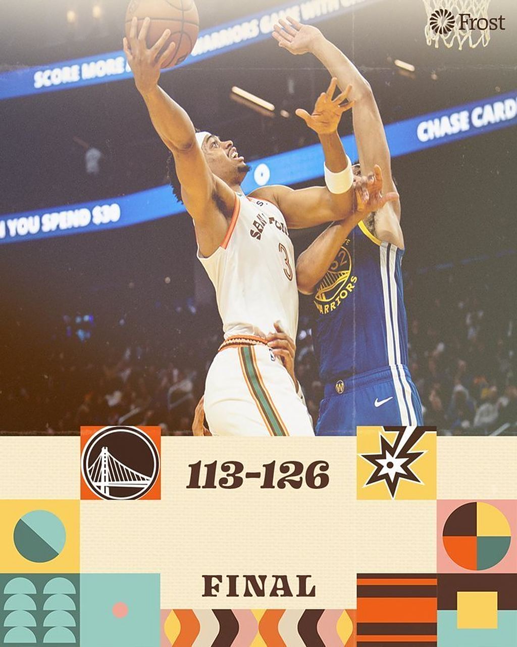 勇士队主场不敌马刺队，遭遇连败